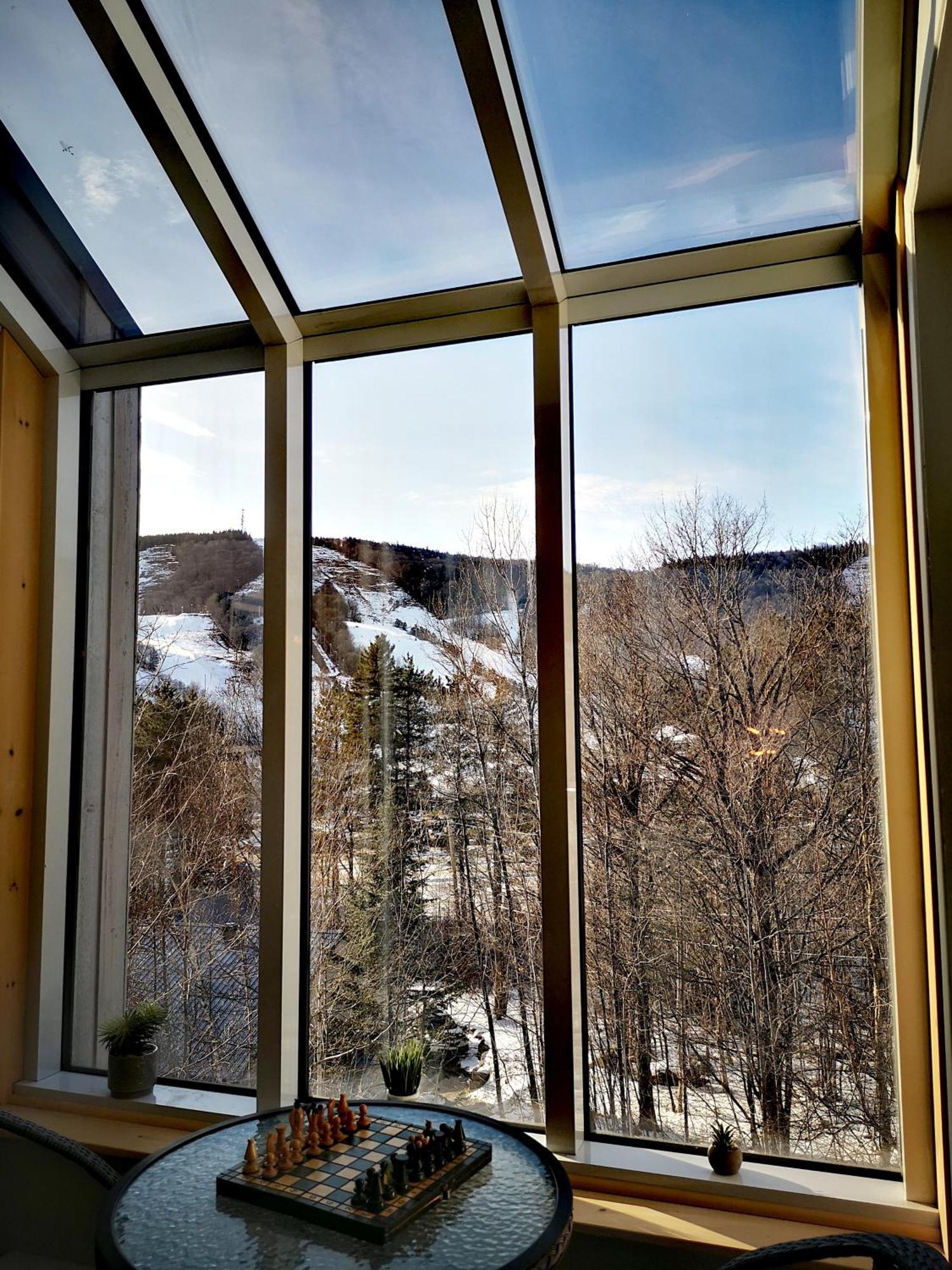 Condo Sur 2 Niveaux Avec Magnifique Vue Sur La Montagne ストーンハム エクステリア 写真