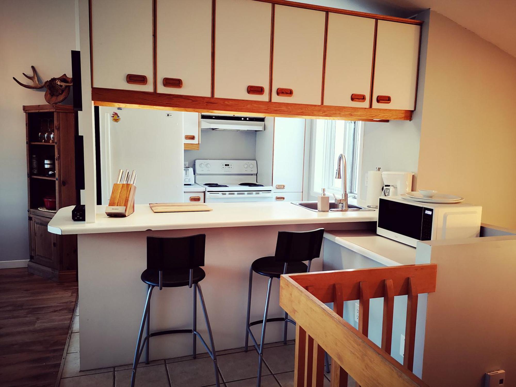 Condo Sur 2 Niveaux Avec Magnifique Vue Sur La Montagne ストーンハム エクステリア 写真